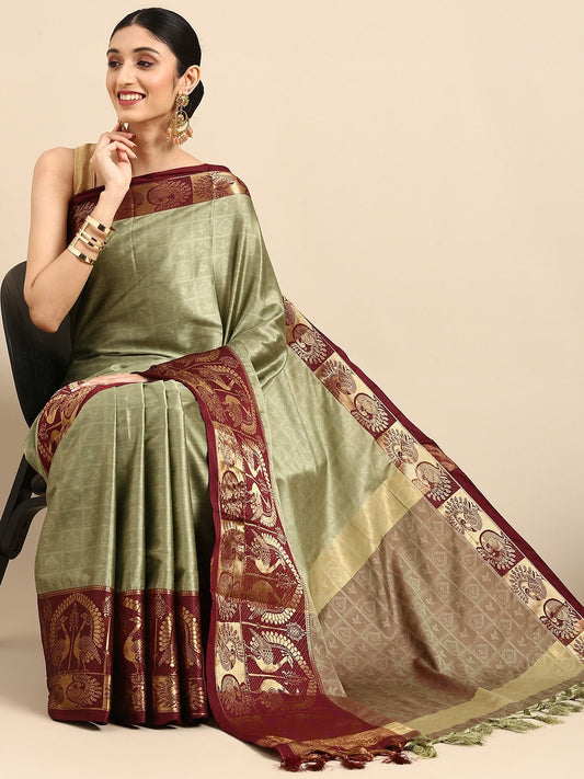 Shahana Mehendi Silk Saree