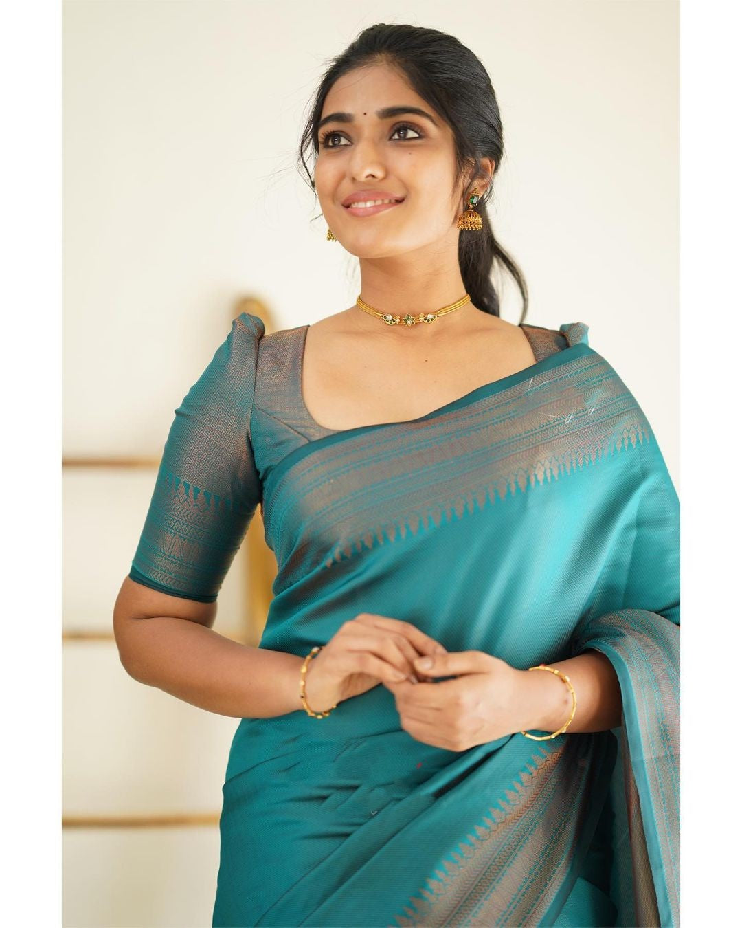 Dipti Rama Soft Silk Saree With Imaginative Blouse Piece Attached 