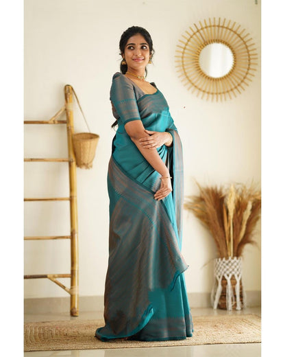 Dipti Rama Soft Silk Saree With Imaginative Blouse Piece Attached 