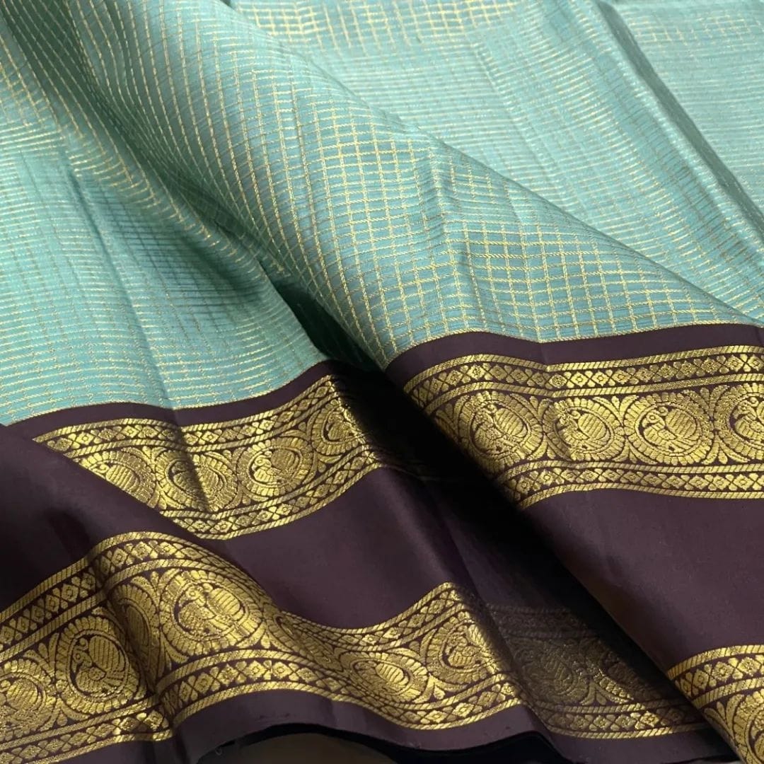 Aarya Pista Soft Banarasi Silk Saree