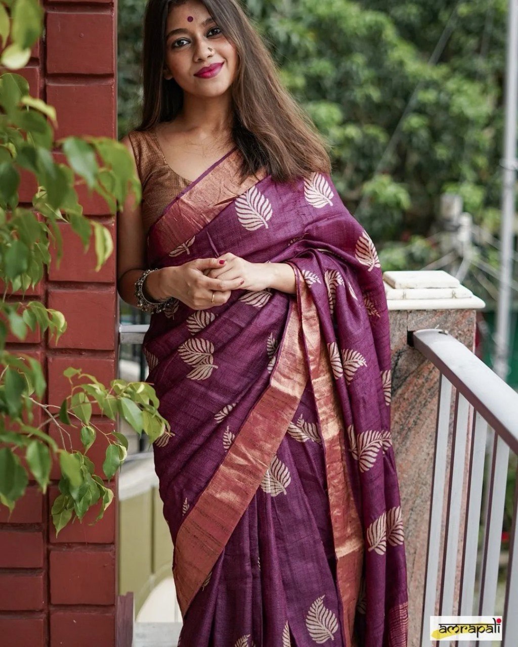 Sonal Ruby Pink Cotton Silk Saree