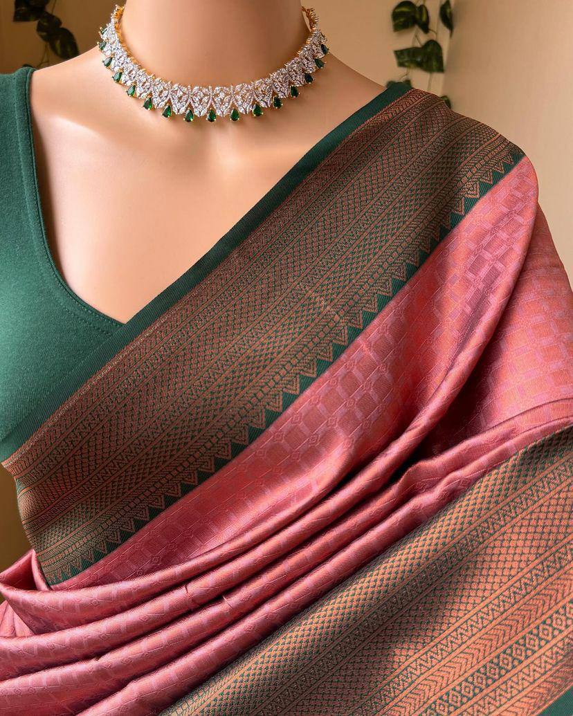 Regal Crimson Delight Maroon Gold Banarasi Silk Saree WIth Fabulouse Blouse Piece