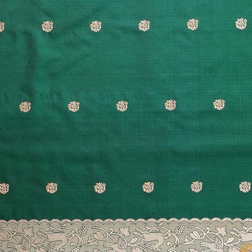 Lara Green Banarasi Silk Saree