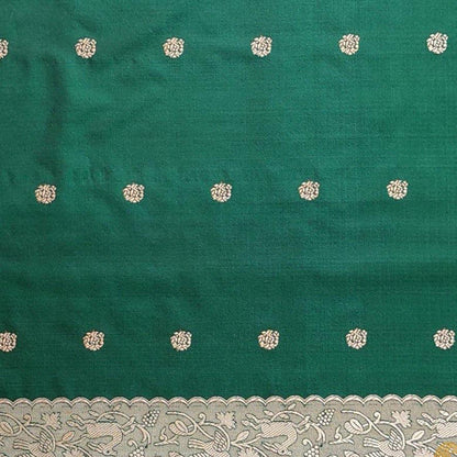 Lara Green Banarasi Silk Saree