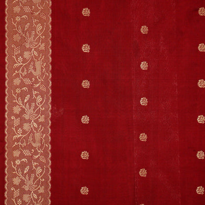 Lara Maroon Banarasi Silk Saree