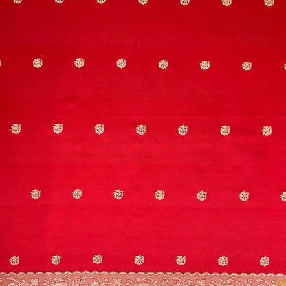 Lara Red Banarasi Silk Saree