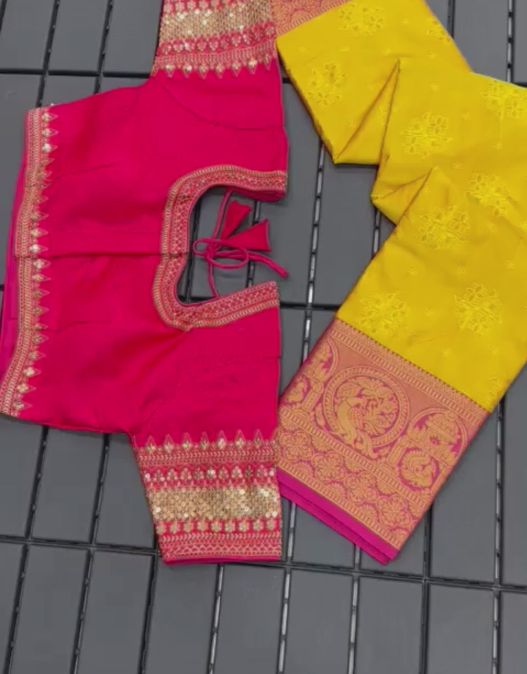 Siya Yellow Kanchipuram Silk Saree