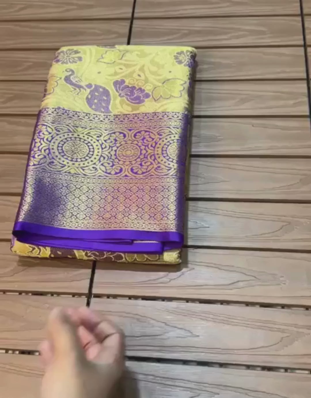 Shobha Purple Kanchipuram Silk Saree