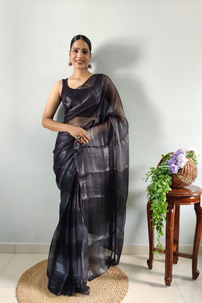 Jenni Black Ready To Wear Saree