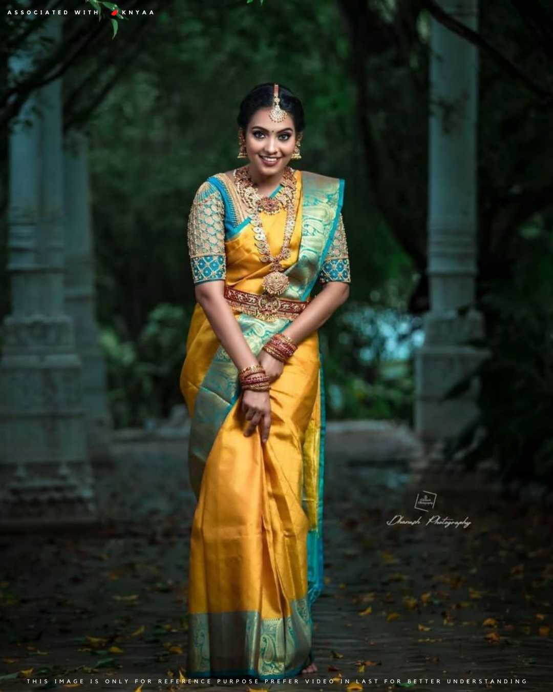 Neeti Yellow Kanchipuram Soft Silk Saree