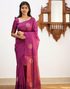 Neha Purple Soft Silk Saree