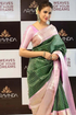 Nayantara Green Pink Kanchipuram Silk Saree