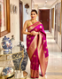 Damini Purple Soft Silk Saree