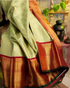 Kanika Pista Kanchipuram Silk Saree 