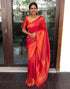 Bindu Red Kanchipuram Silk Saree