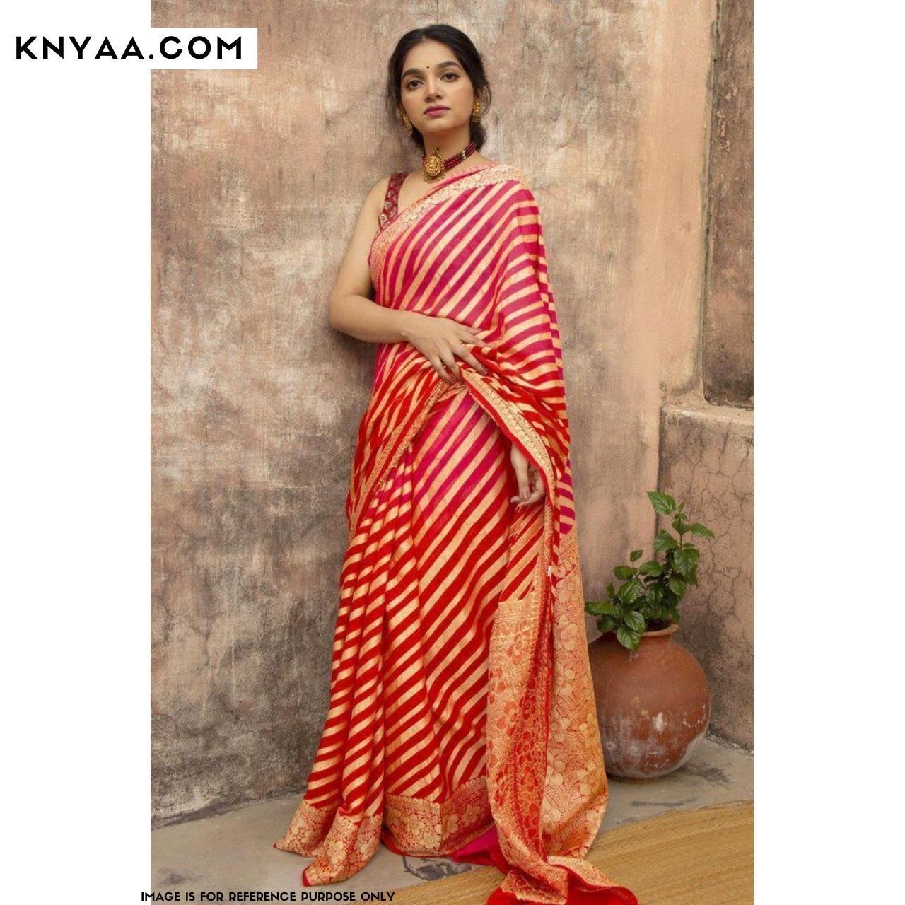 Mahira Red Soft Silk Saree 