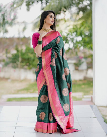 Kia Greaan Kanchipuram Silk Saree