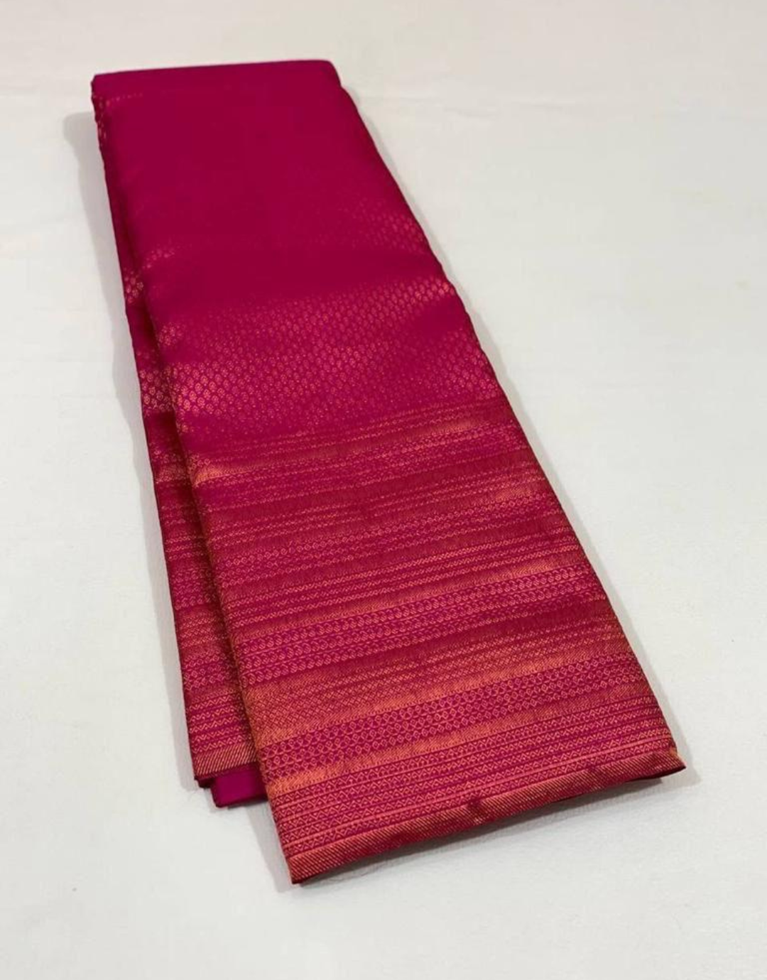 Krishna Pink Soft Silk Saree