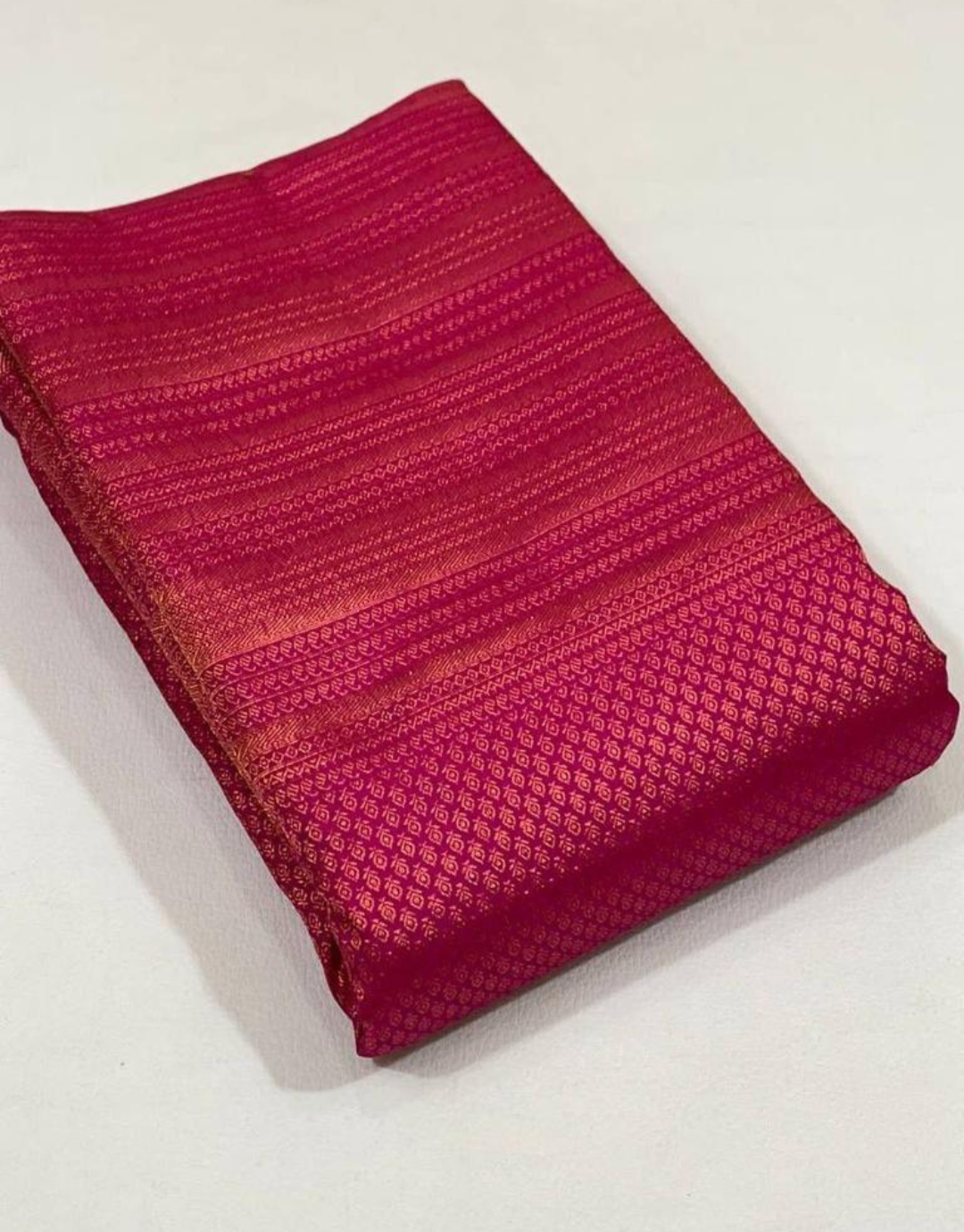 Krishna Pink Soft Silk Saree