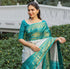 Harini Off White Traditional Silk Saree With Attached Blouse