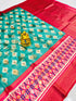 Siya RamaGreen Patola Silk Saree with Designer Blouse 