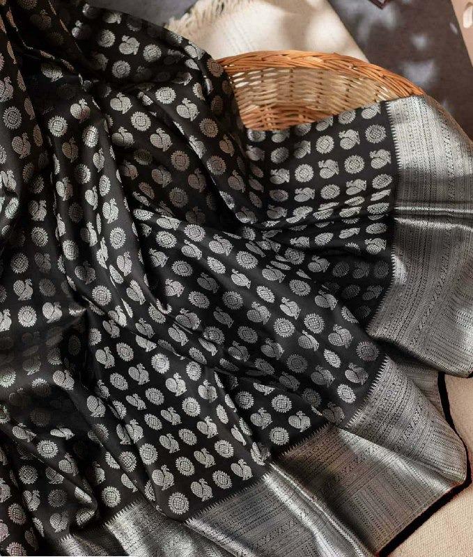 Kanchan Black Kanchipuram Silk Saree